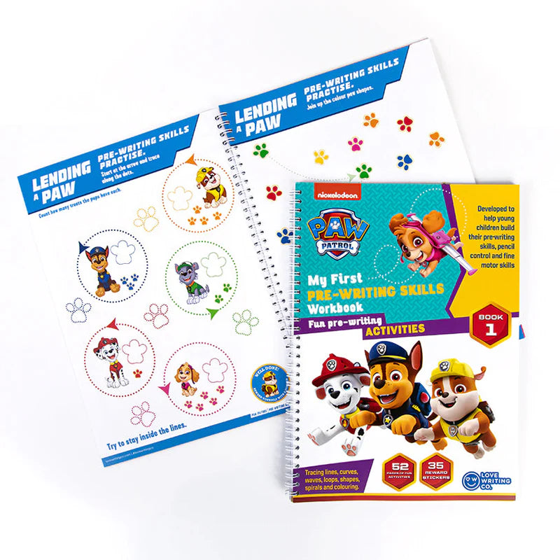 PAW Patrol My First Pre-Writing Skills Activity Book: Ages 2+