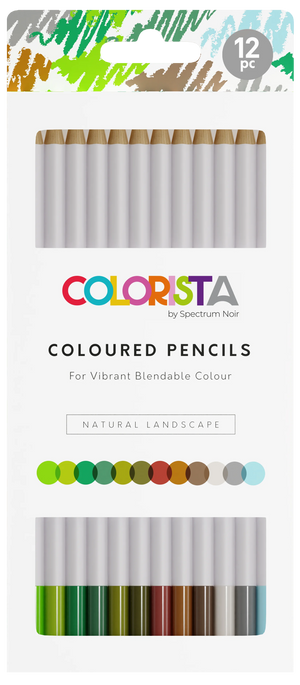 Colorista - Coloured Pencil - Natural Landscape 12pc