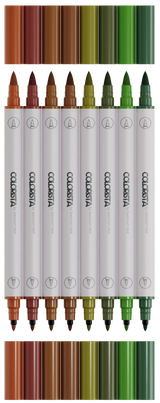 Colorista - Art Marker - Natural Tones 8pc