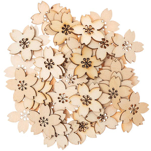 WOODEN CHERRY BLOSSOM, NATURE 48 PCS