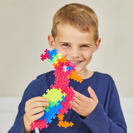 Plus-Plus 240 Piece Tube - Neon Color Mix