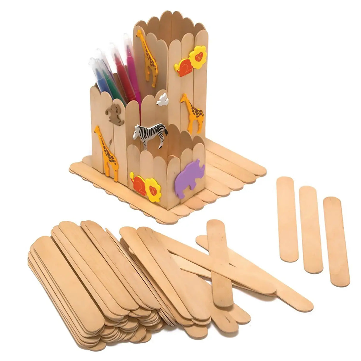 Jumbo Craft Sticks Plain Sticks (100 pack)