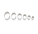 Sculpey Tools Graduated Cutters: Oval 6 Pack
