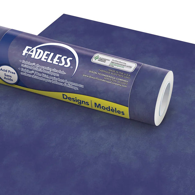 Fadeless Roll Colour Wash Navy 1218mm x 3.6m