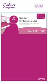 Gemini II Accessories - 9x6 Rubber Embossing Mat