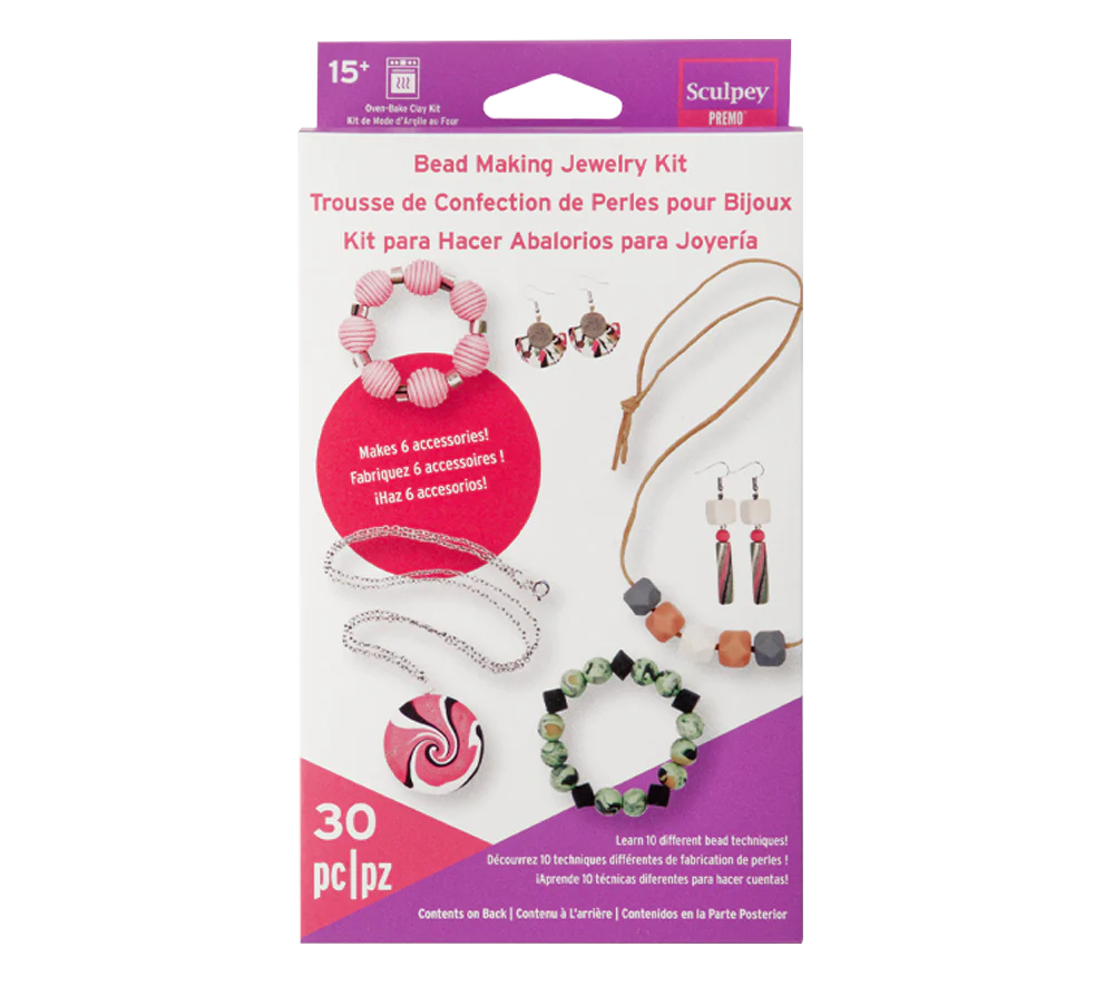 Sculpey Premo Clay Bead Making Jewellery Kit