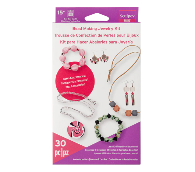 Sculpey Premo Clay Bead Making Jewellery Kit