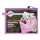 Premto Pastel B5 Extra Durable Expanding Mesh Wallet (Assortment)
