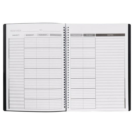 Student Solutions A4 Teacher's Planner Black