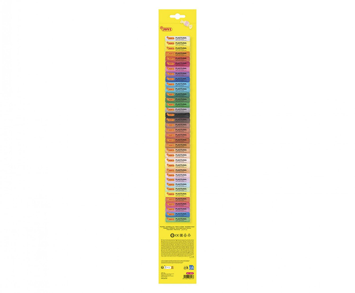 Jovi Plastilina Modelling Clay Set - Assorted Colours (37 x 15g)