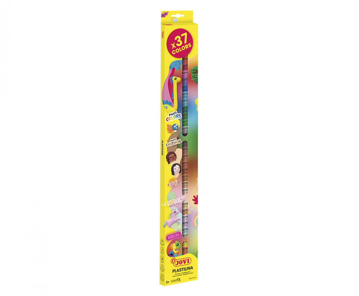 Jovi Plastilina Modelling Clay Set - Assorted Colours (37 x 15g)
