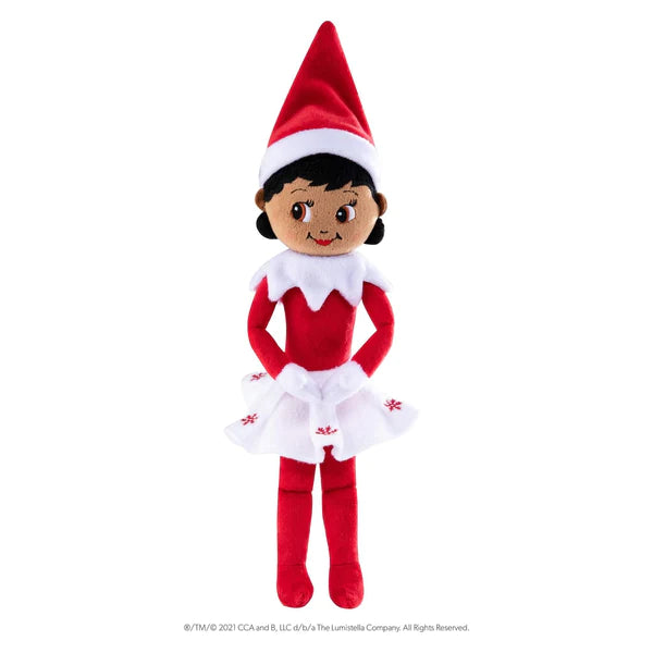 Elf on the Shelf - Plushee Pals Snuggler Girl with Brown Eyes 12"