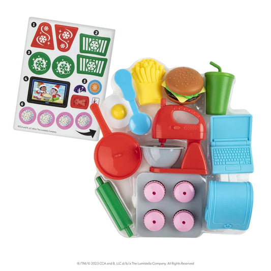 The Elf on the Shelf® and Elf Mates™ Cooking School Props Set