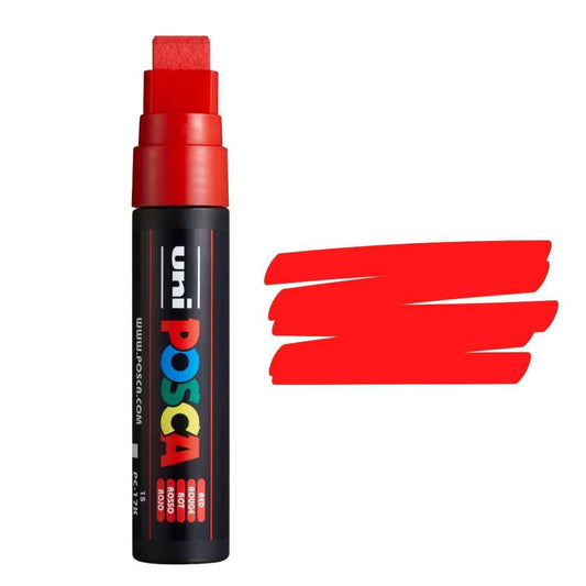 Posca PC-17K Extra Broad Chisel Tip Paint Marker Red