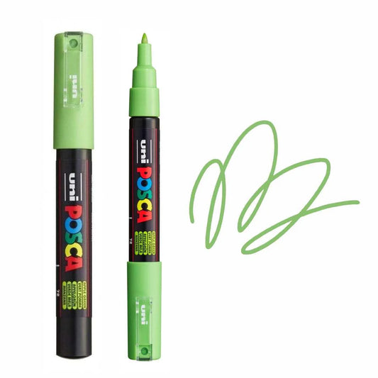 uni Posca PC-1M Extra Fine Paint Marker Apple Green