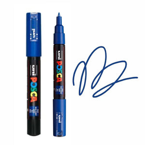 uni Posca PC-1M Extra Fine Paint Marker Blue
