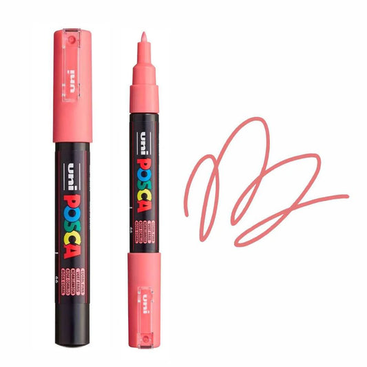 Posca PC-1M Extra Fine Paint Marker Coral Pink