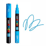 Posca PC-1M Extra Fine Bullet Tip Paint Marker Light Blue