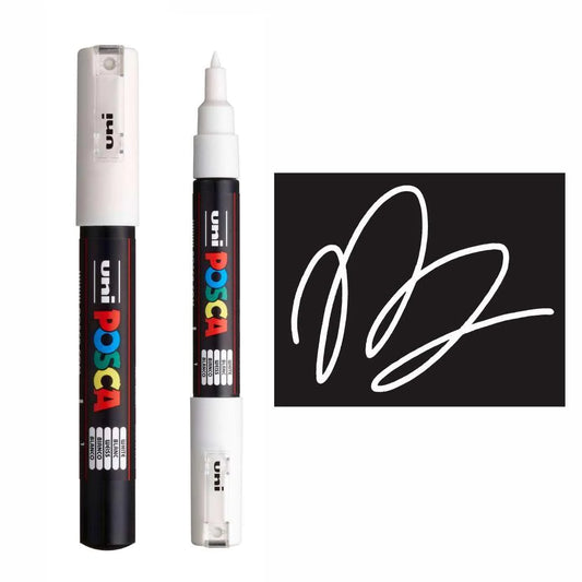 Posca PC-1M Extra Fine Bullet Tip Paint Marker White