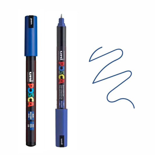 Posca Marker PC-1MR Extra Fine Tip Paint Marker Blue