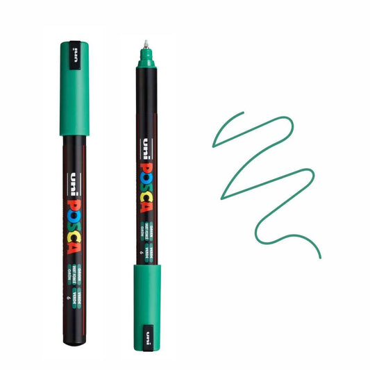Posca Marker PC-1MR Ultra Fine Tip Paint Marker Green