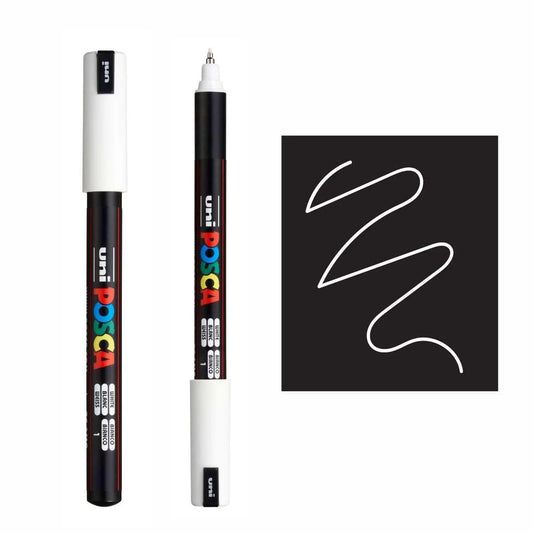 Posca PC-1MR Ultra Fine Paint Marker - White