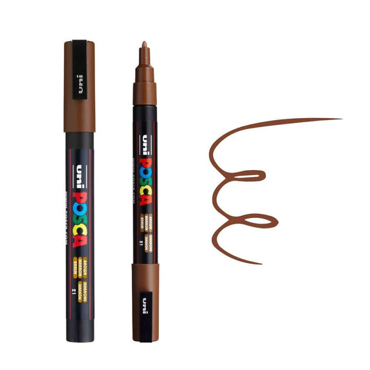 Posca Marker PC-3M Fine Bullet Tip Paint Marker Brown