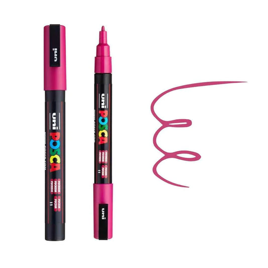 Posca Marker PC-3M Fine Bullet Tip Paint Marker Fuchsia