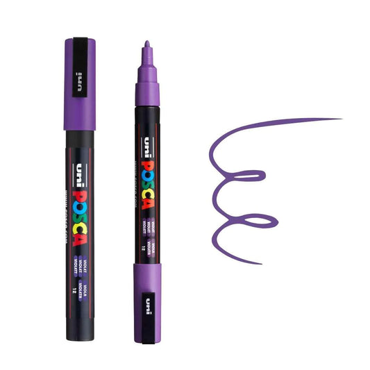 Posca Marker PC-3M Fine Bullet Tip Paint Marker Violet