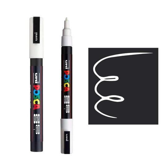 Posca Marker PC-3M Fine Bullet Tip Paint Marker White