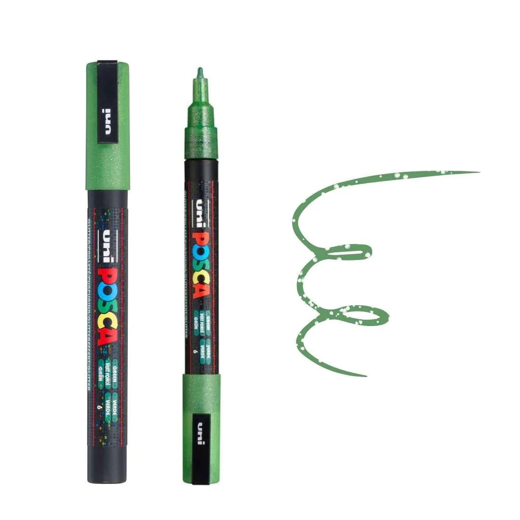 Posca Marker PC-3M Fine Bullet Tip Paint Marker Sparkling Green