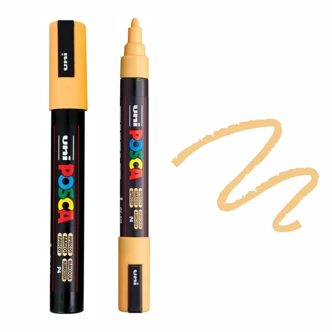 Posca PC-5M Medium Bullet Tip Paint Marker Apricot