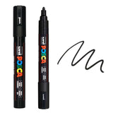 uni Posca PC-5M Medium Bullet Tip Paint Marker Black