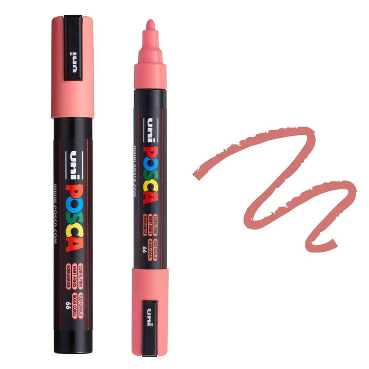uni Posca Medium Water Based Paint Marker PC-5M Coral Pink