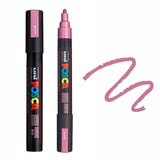 Posca PC-5M Medium Bullet Tip Paint Marker Metallic Pink