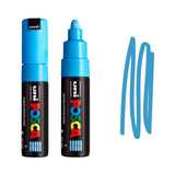 uni Posca PC-7M Marker Light Blue Bold Bullet Tip Marker