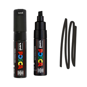 Posca PC-8K Broad Chisel Tip Paint Marker Blac