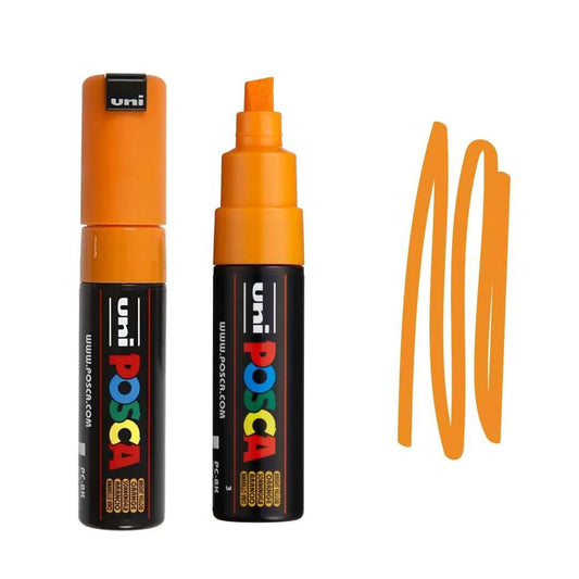 Posca PC-8K Broad Chisel Tip Paint Marker Bright Yellow