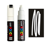 Posca PC-8K Broad Chisel Tip Paint Marker White