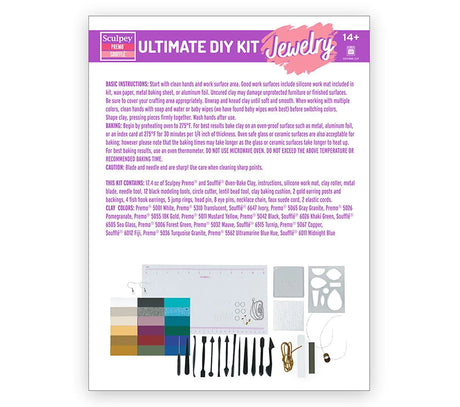Sculpey Premo Clay Ultimate DIY Jewellery Making Kit