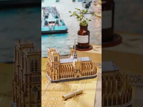3D Wooden Puzzle - Paris Cathedral