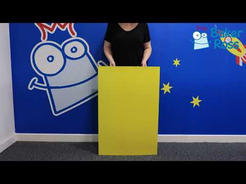 Large Coloured Presentation Boards (4 Pack)