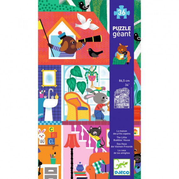 Djeco Jigsaw Puzzle - The Little Buddies House (36 Pieces)