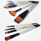 Zieler Premium Brush Zip Case - Set of 10