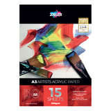 Zieler A3 Bound Acrylic & Oil Pad (15 Sheets)