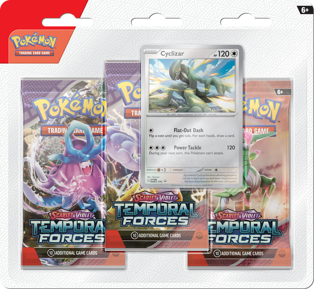Pokémon Scarlet & Violet Temporal Forces - 3 Booster Packs