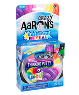 Crazy Aaron's Rainbow Reveal thinking putty packaging on a white background