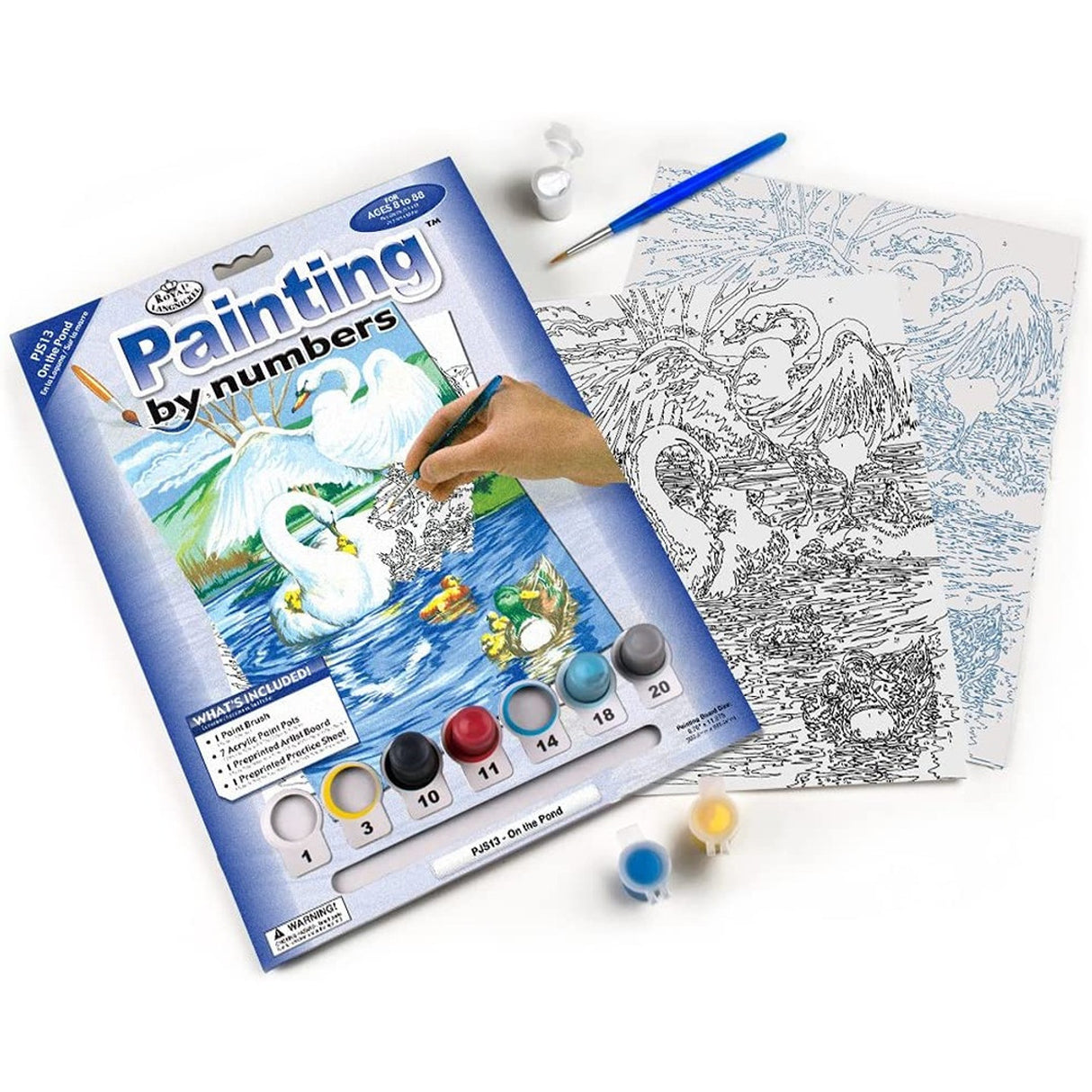 Paint By Numbers Junior Small - On The Pond