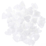 Heart Confetti - White (100 pieces)
