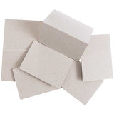 Table Cards Blank - Grey (6 Pack)